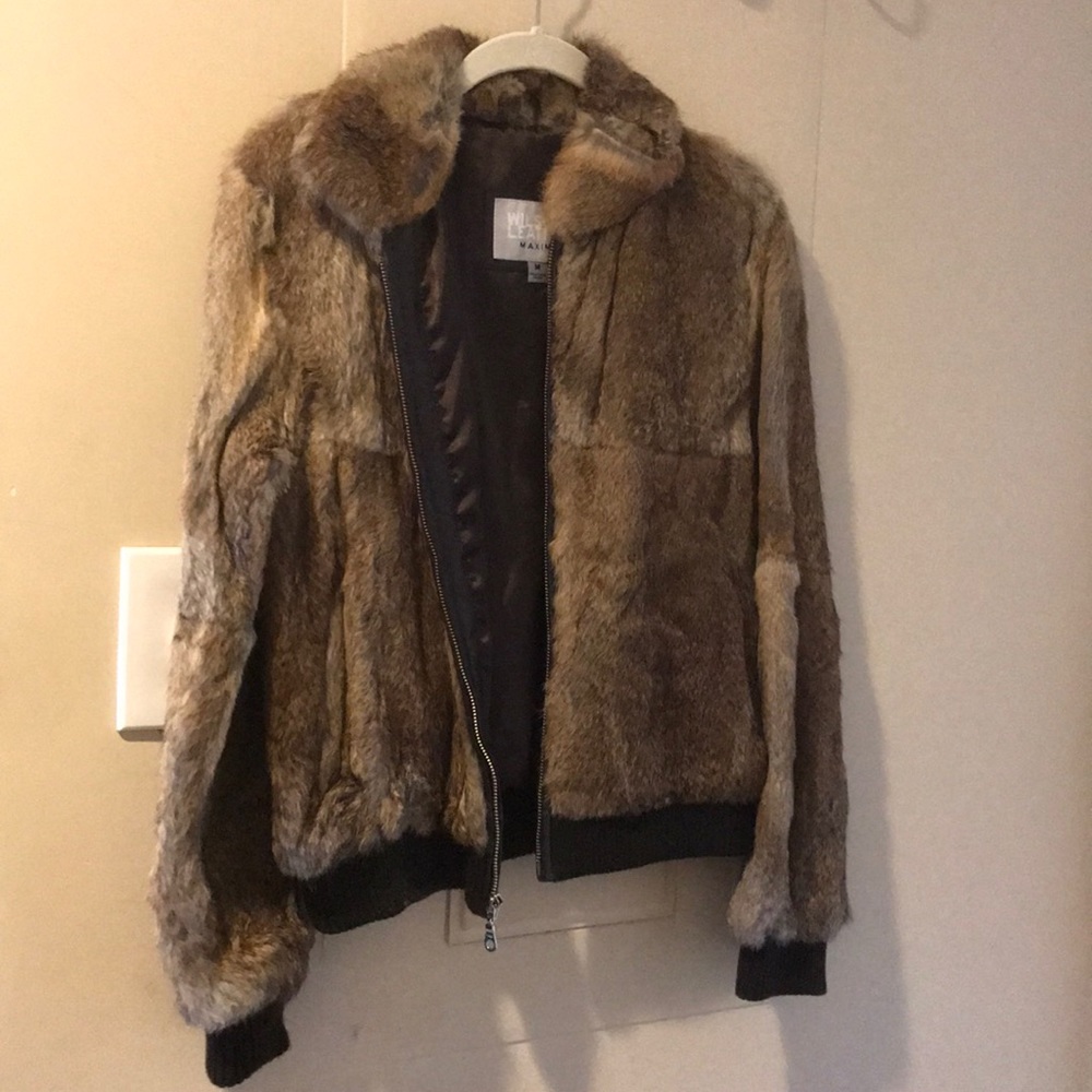 Wilson’s leather fur bomber jacket